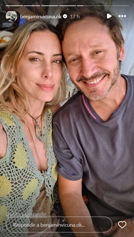 Benjamín Vicuña en Punta del Este junto a sus hijos