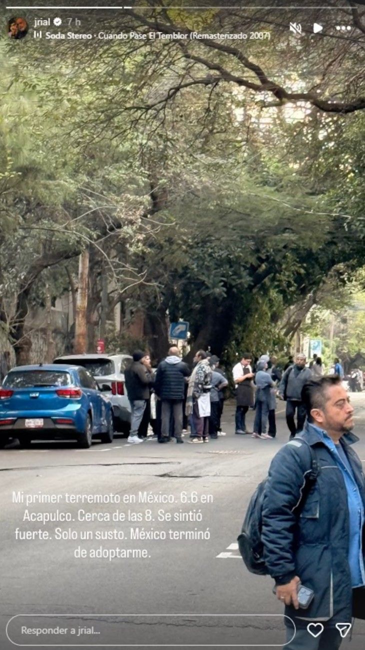 Jorge Rial vivió un terremoto en México