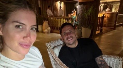 Martín Migueles y Wanda Nara