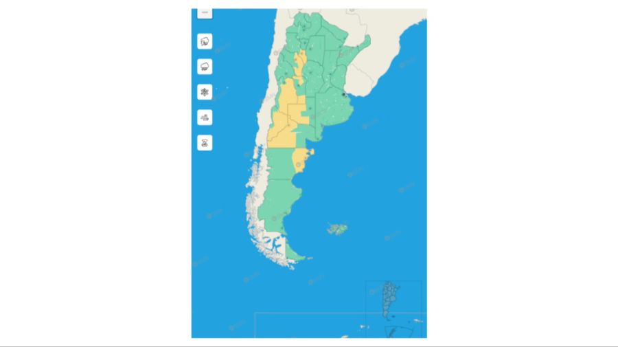 Alerta amarilla lunes 5 de enero