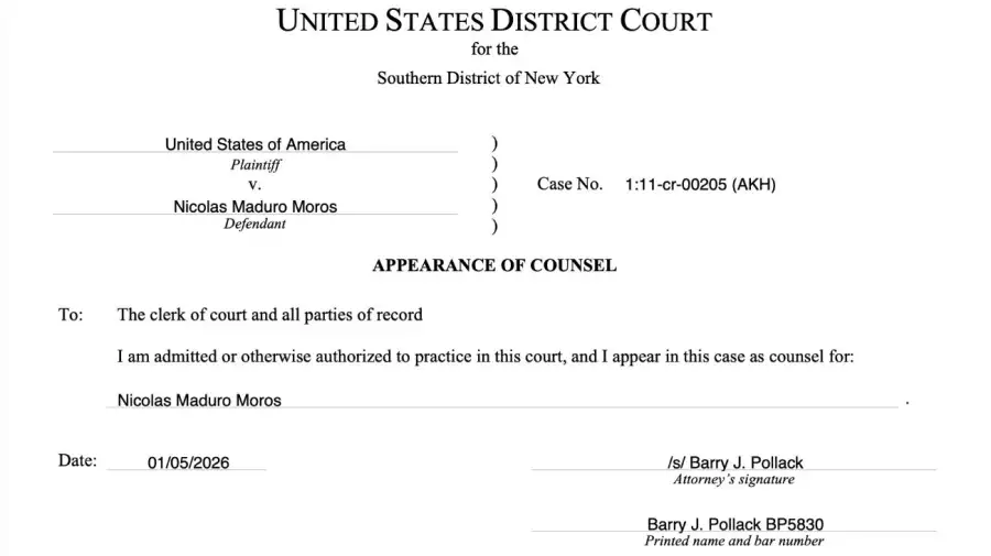 David Alandete confirmó la contratación de Barry Pollack como abogado de Nicolás Maduro