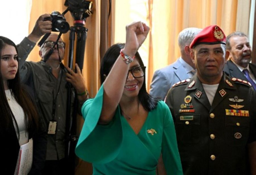 Delcy Rodríguez asumió como presidenta encargada de Venezuela