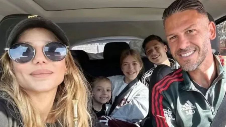 a familia de Evangelina Anderson y Martín Demichelis atraviesa un tiempo de cambios