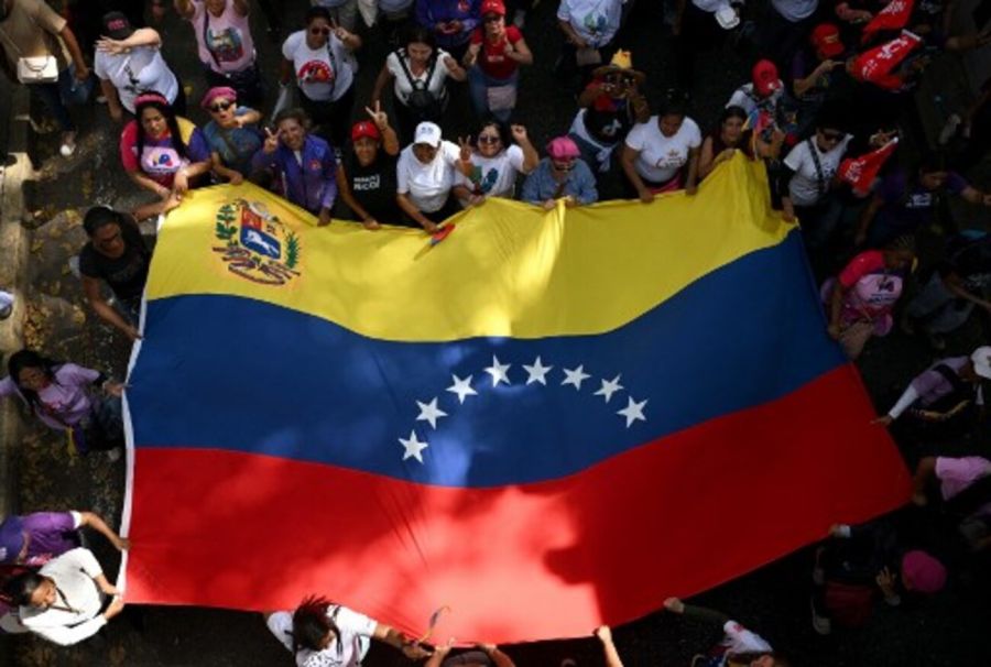 La bandera de Venezuela