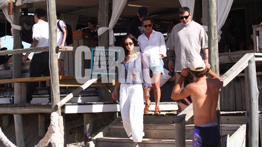 Pocho Lavezzi y Guadalupe Tauro