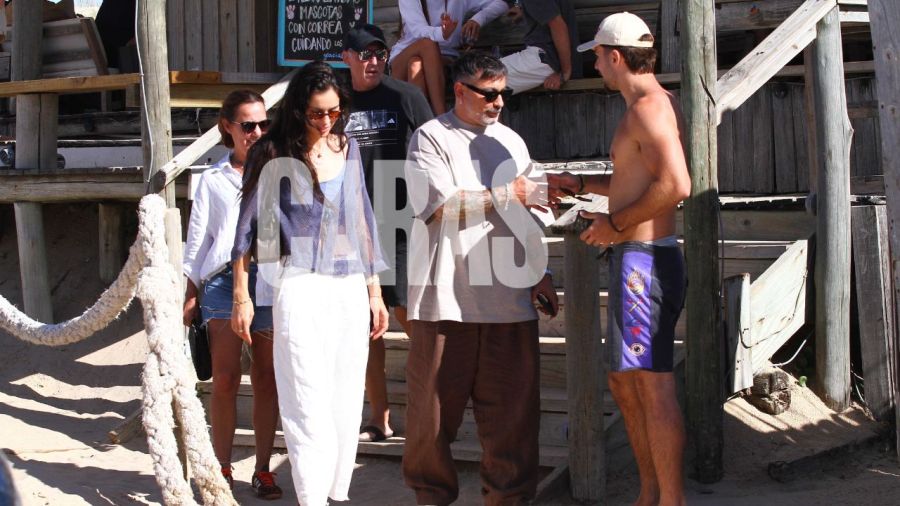 Pocho Lavezzi y Guadalupe Tauro