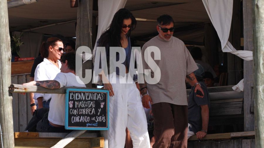 Pocho Lavezzi y Guadalupe Tauro