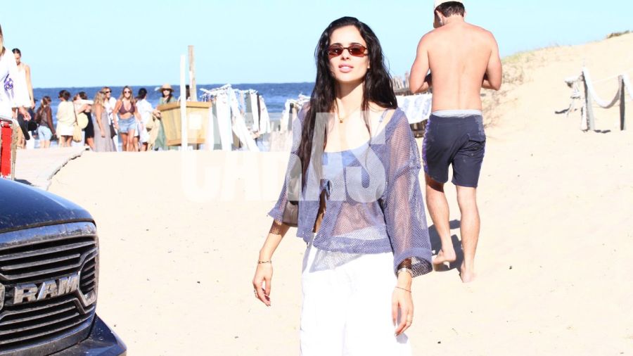 Pocho Lavezzi y Guadalupe Tauro