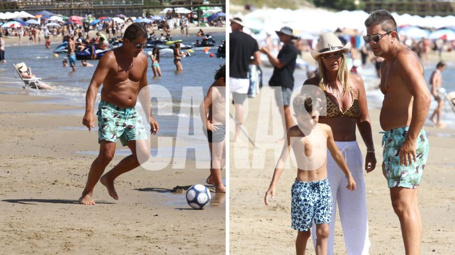 Amalia Granata de vacaciones en Punta del Este