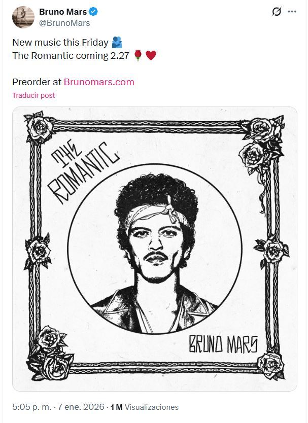 Bruno Mars The Romantic