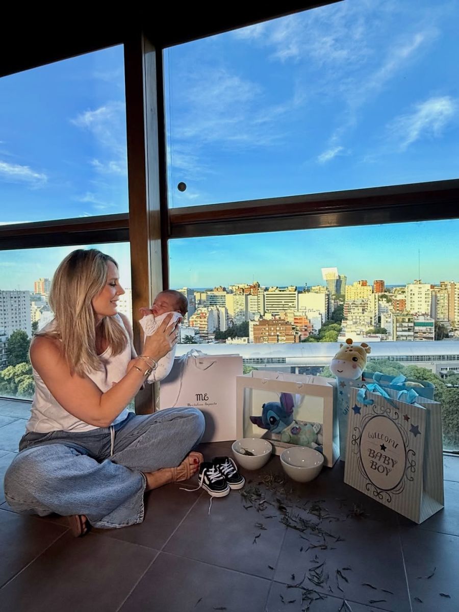 Rocío Marengo y su hijo Isidro