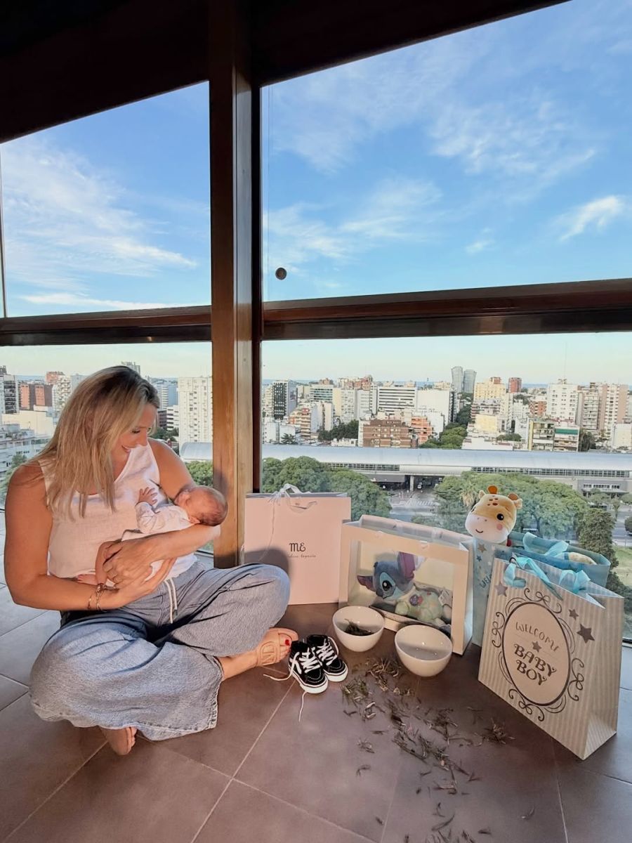 Rocío Marengo y su hijo Isidro