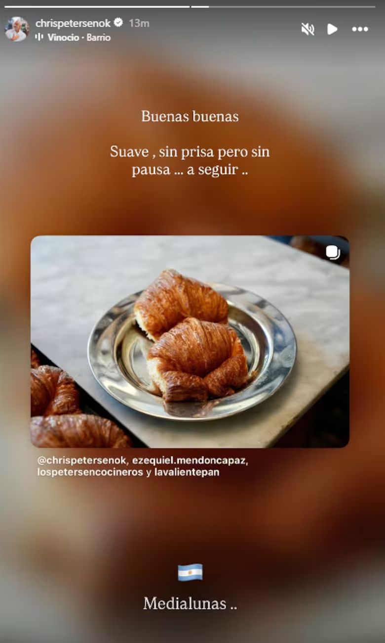 El mensaje de Christian Petersen en redes sociales tras recibir el alta médica