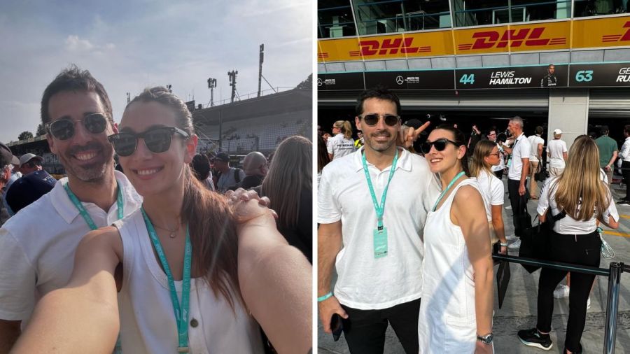 Nacho Viale y su novia, Lucía Pedraza