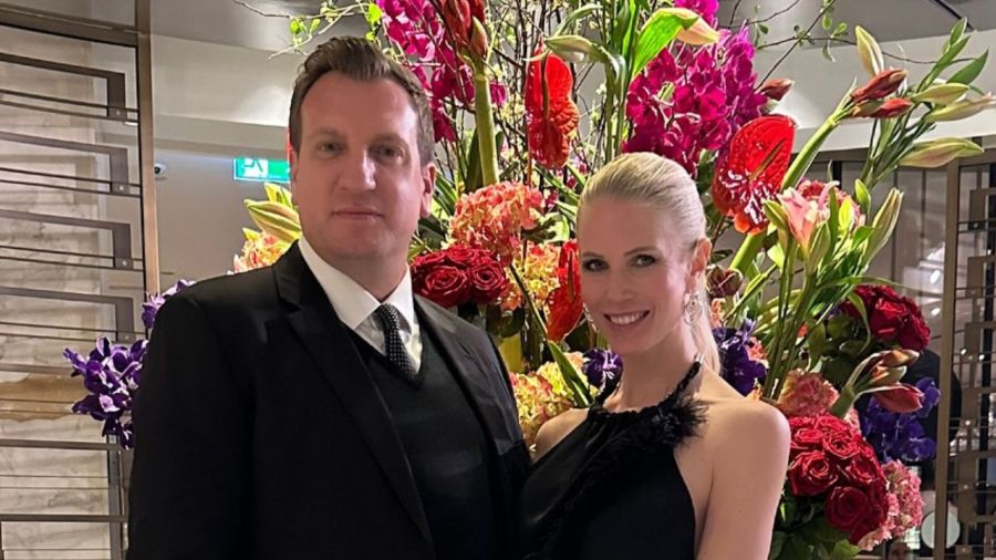 Maxi López y Daniela Christiansson