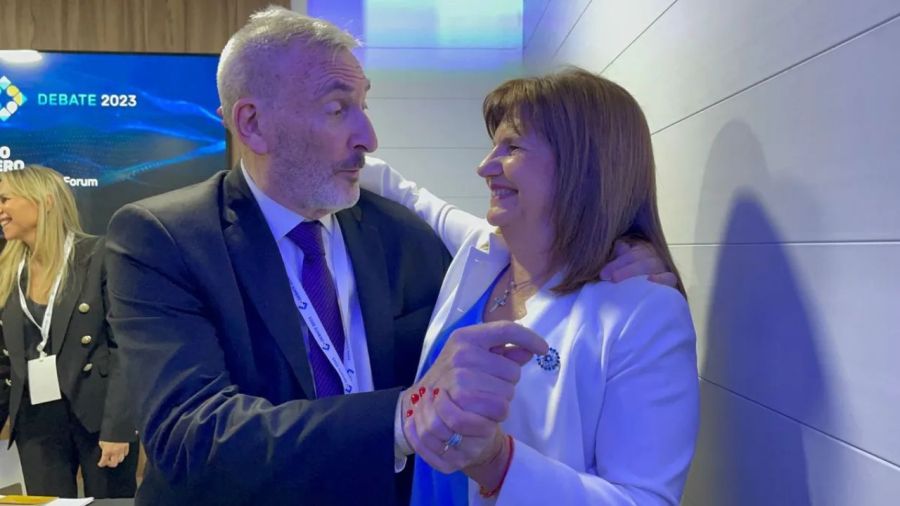 Patricia Bullrich y Guillermo Yanco