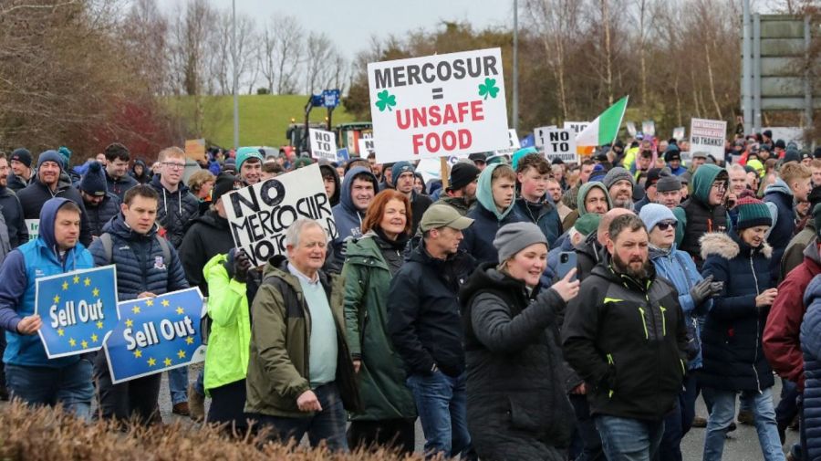 Protestas por el acuerdo UE-Mercosur