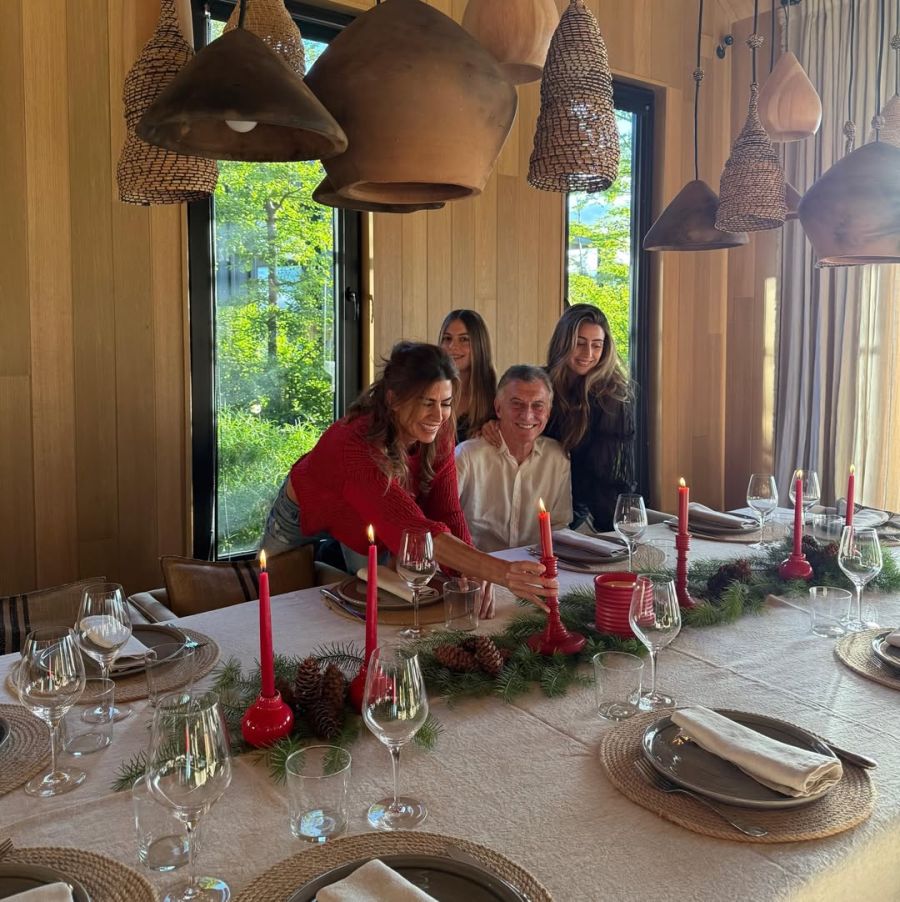 Mauricio Macri y Juliana Awada en Navidad