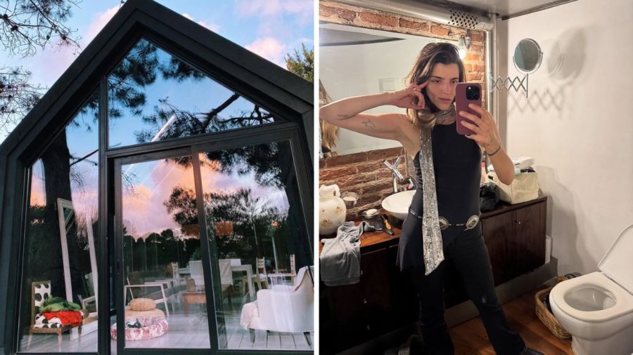 Casa de Calu Rivero en el bosque Uruguayo