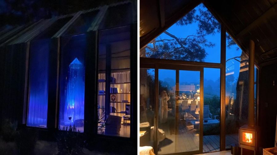 Casa de Calu Rivero en el bosque Uruguayo