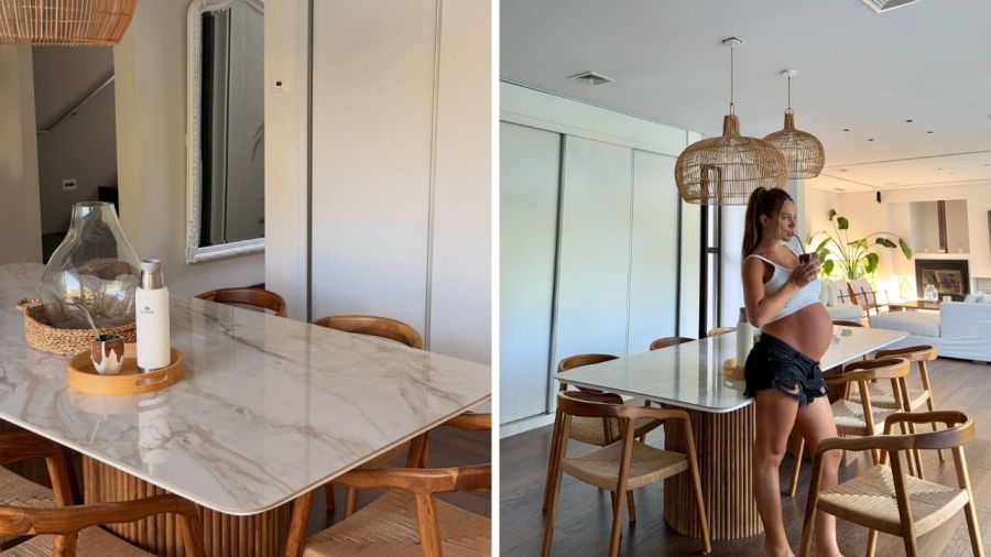 Cami Homs mostró la nueva decoración de su living