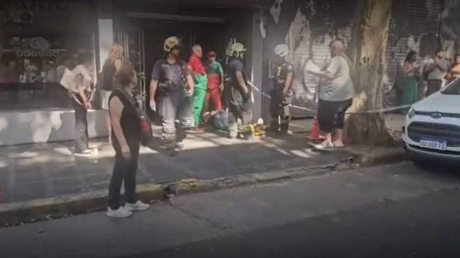 Derrumbe en centro médico Osecac de Palermo 13012026