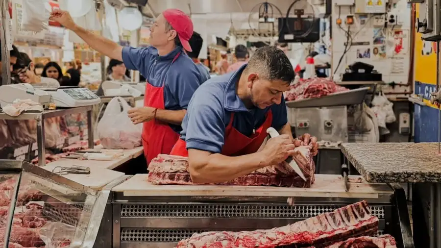 Carnicería en el Mercado Norte