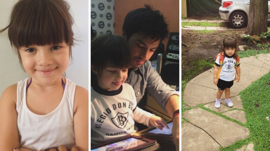 El Chino Leunis y su hija Delfina