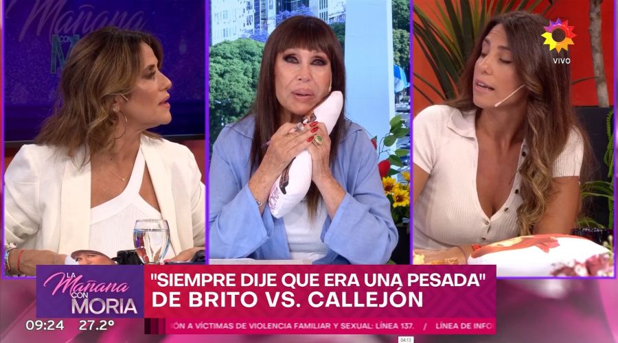 María Fernanda Callejón, Moria Casán y Cinthia Fernández