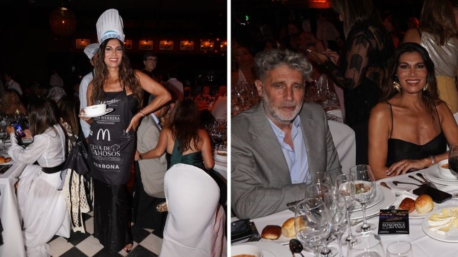 Pampita, Barby Franco y Flor de la V en una cena en Punta del Este