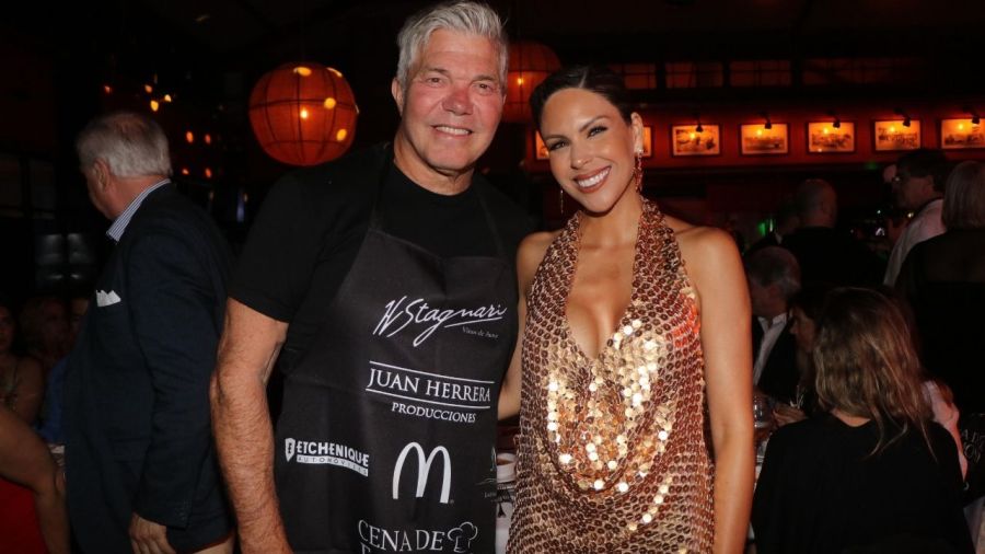 Pampita, Barby Franco y Flor de la V en una cena en Punta del Este