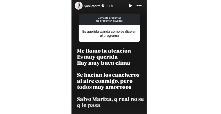 Yanina Latorre sobre la relación de Wanda Nara con los participantes en MasterChef Celebrity