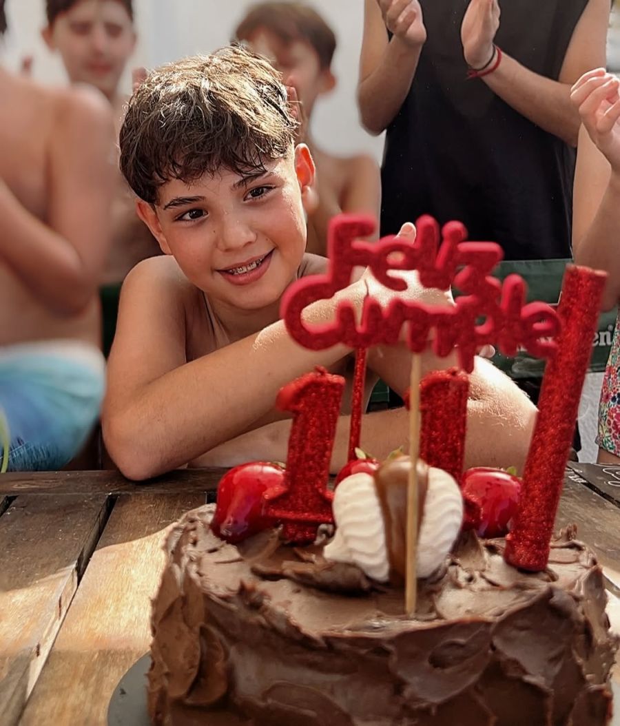 Así fue el cumpleaños de Valentín, el hijo de Paula Morales