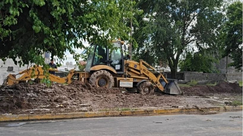 Caño roto en La Calera