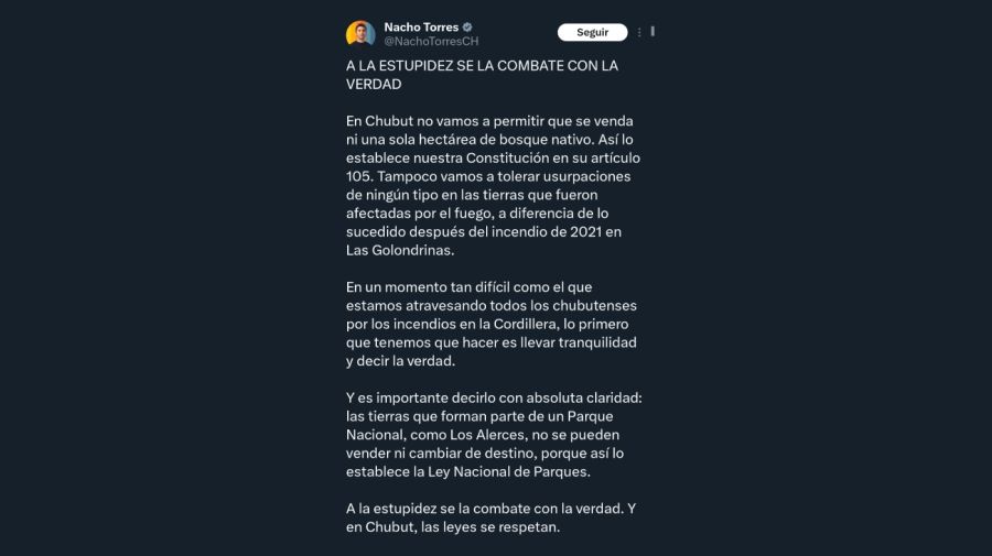 Incendios en la Patagonia - Ignacio Torres