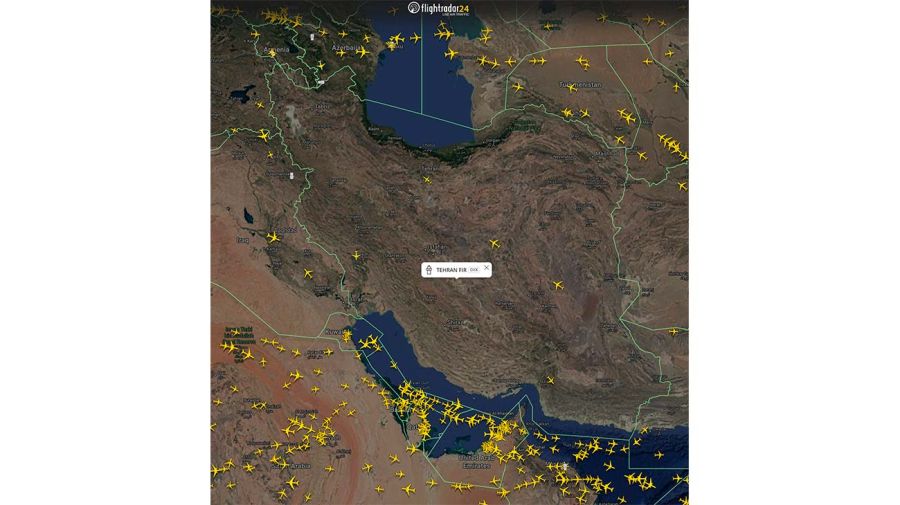 Irán cerro su espacio aéreo 14012026 