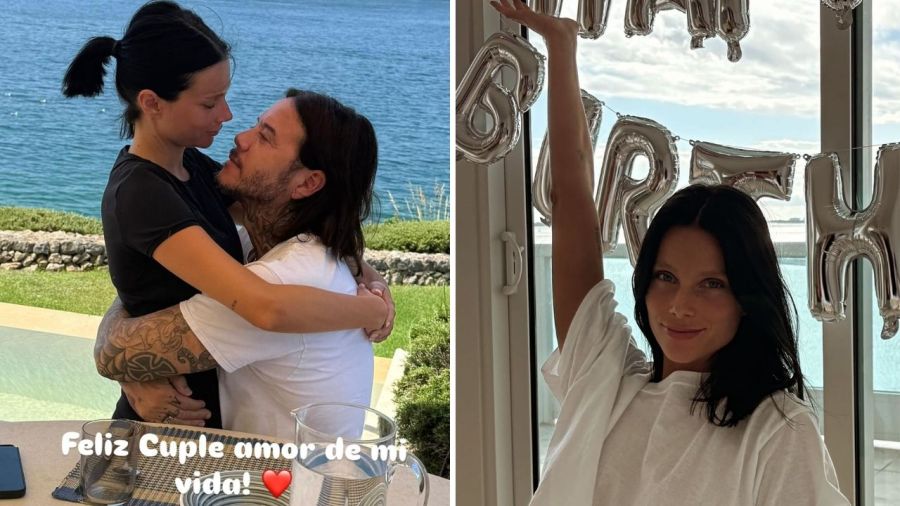 Las fotos de Sebastián Ortega por el cumpleaños de Valentina Zenere