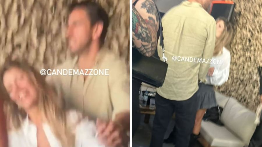 Laurita Fernández y Matías Busquet