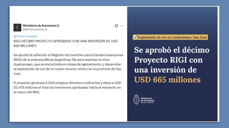 Posteo Ministerio de Economía 15012026