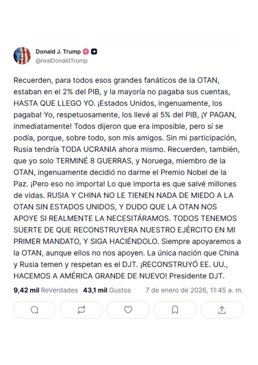 Día 767: Love-bombing de Machado hacia un Trump indiferente