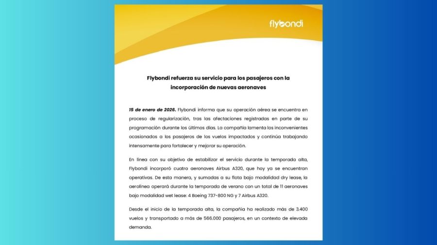 El comunicado de Flybondi tras las infracciones de la ANAC 