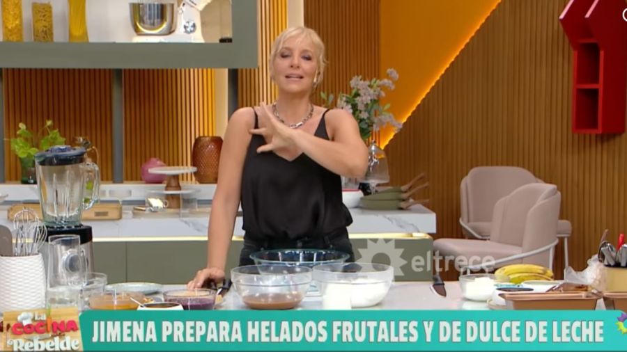 Jimena Monteverde reveló su receta para hacer helado casero