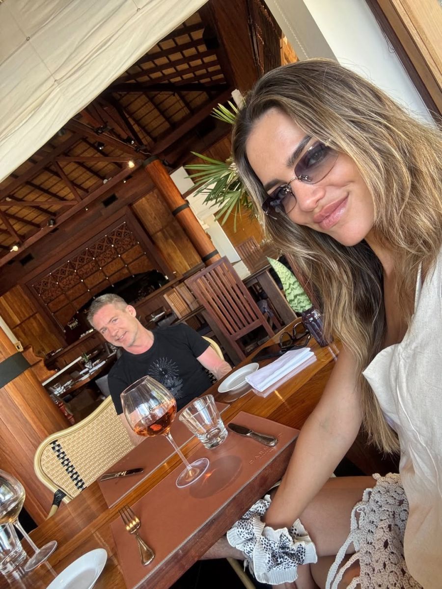 La escapada romántica de Adrián Suar y Rocío Robles