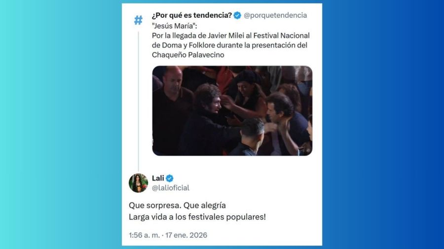 El irónico comentario de Lali Espósito tras la presencia de Javier Milei en el Festival de Jesús María