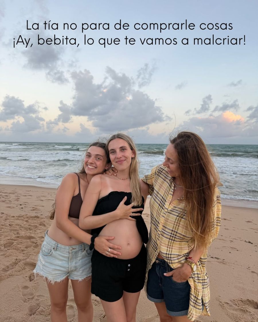 Santiago Giorgini y su mujer anunciaron el embarazo de su hija 1