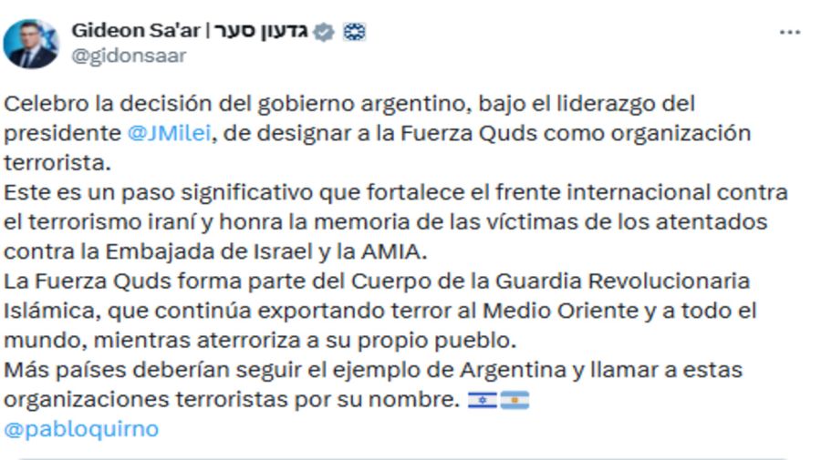 Twits sobre Fuerza Quds