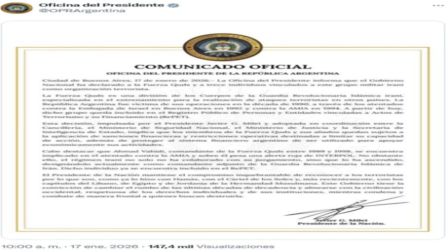 Twits sobre Fuerza Quds