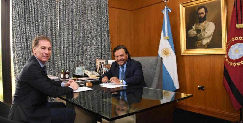 Diego Santilli y Gustavo Sáenz