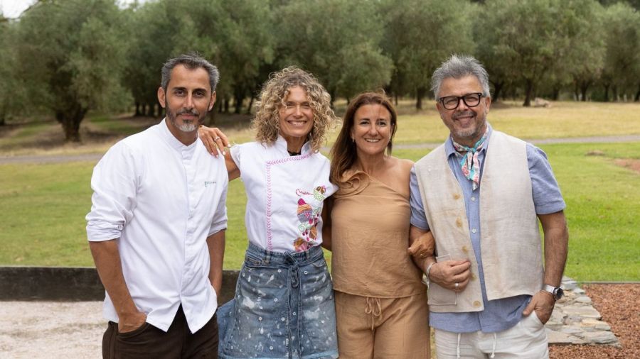 Donato de Santis, Maru Botana y Lucas Bustos