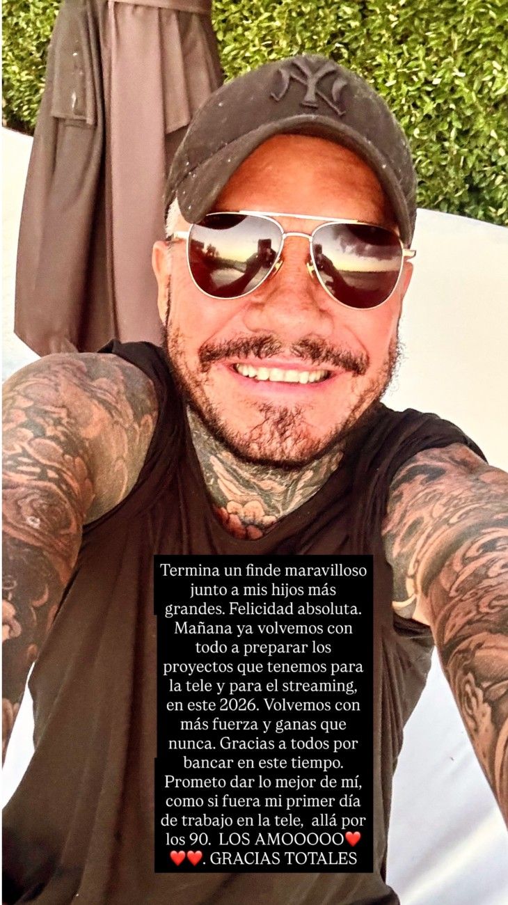 Marcelo Tinelli anunció su regreso a los medios